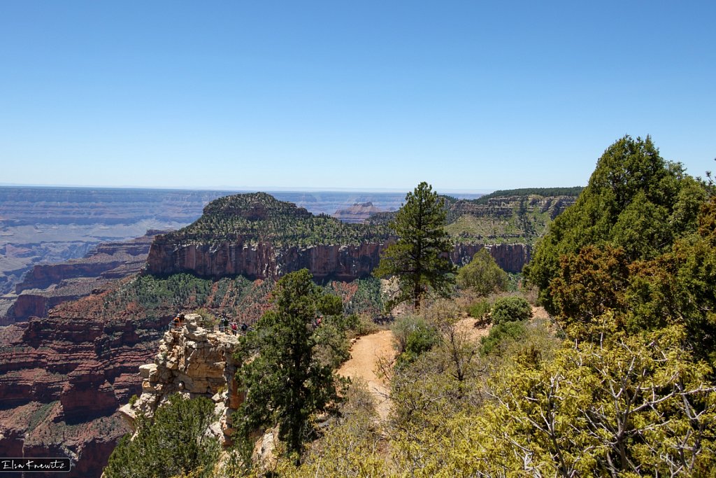 Hikers at the Overlook