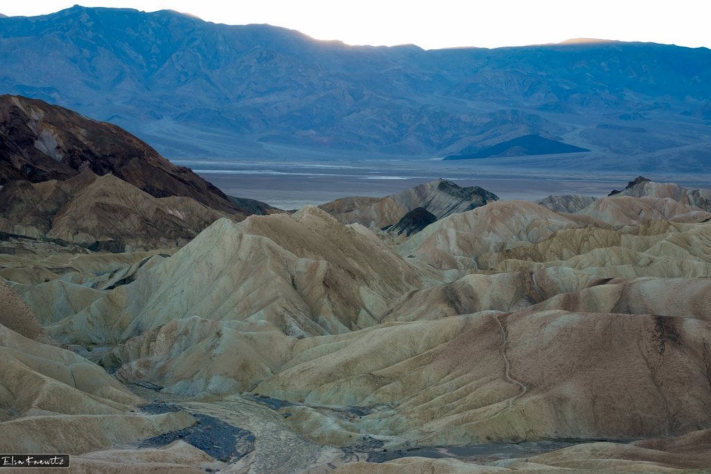 Blue Hour at Zabriskie Point